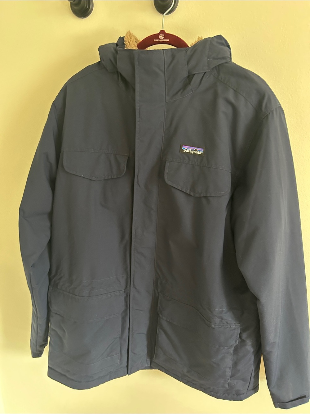 Patagonia Men’s Dark Navy Hooded Field Jacket